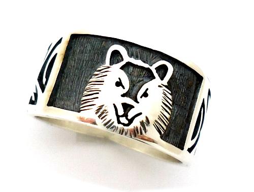 ホピ族製作のリング インディアンジュエリー