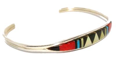 インディアンジュエリー ズニ族バングル ブレスレット