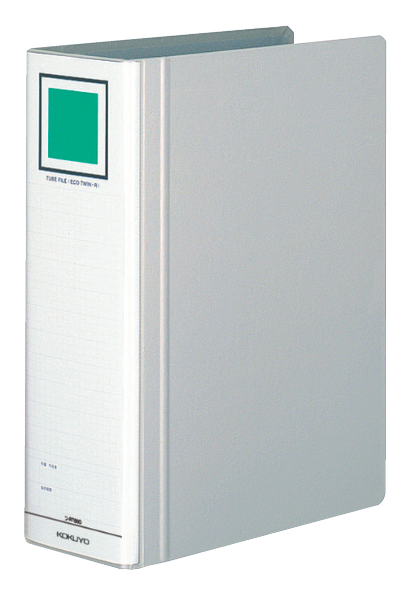 チューブファイルA4縦 100mmとじ 2穴シルバー｜文具｜コクヨ