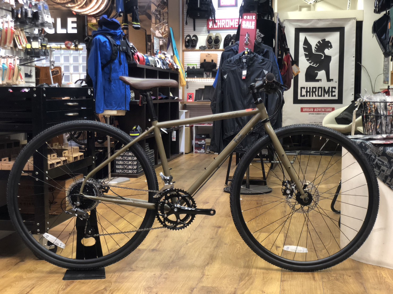 FUJI FEATHER CX+のフラットバーカスタム!! | コンズサイクルの