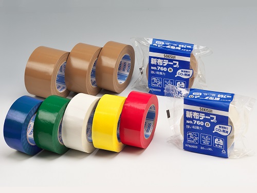 梱包ドットコム / セキスイ 新布テープ No.760 50mm×50m 30巻入/CS 茶