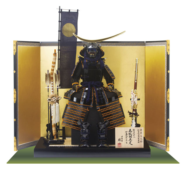 五月人形・戦国武将 伊達政宗公 五枚胴具足 No3221－小木人形 埼玉