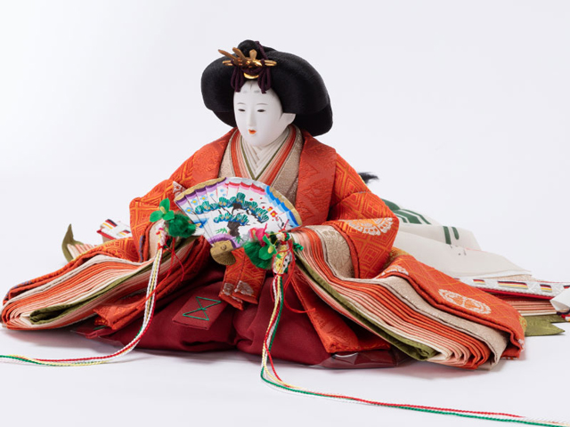 親王飾り 有職 向蝶丸文様 清水久遊作 No1312B◎ | 雛人形