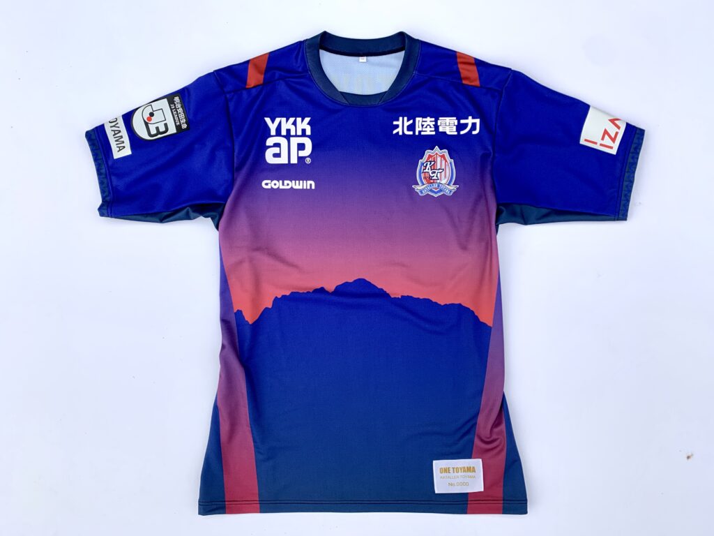 ONE TOYAMA project 特典ユニフォームデザイン決定とお届け日の