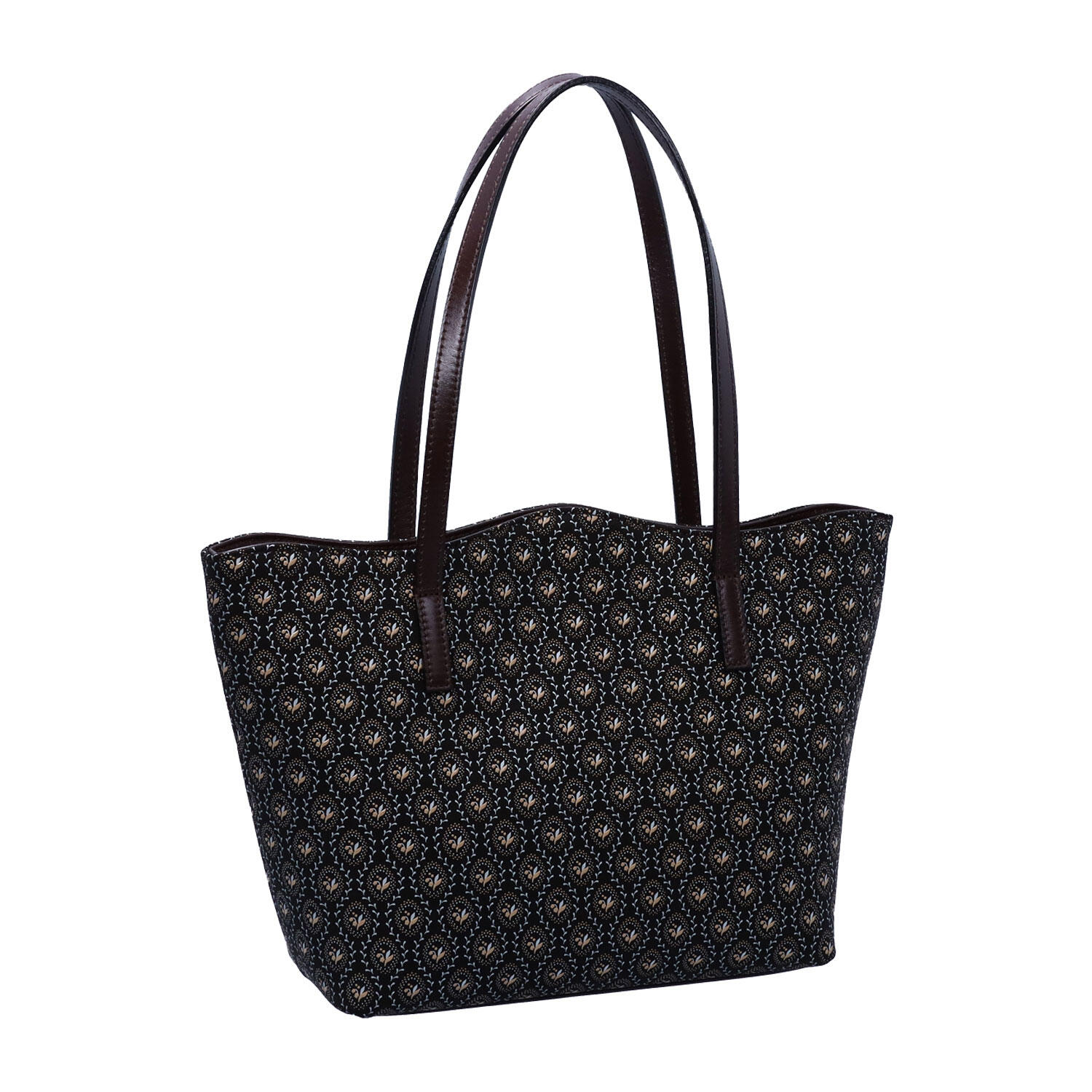 甲州印伝 更紗 伝統工芸 鹿革 漆 ハンドバッグ | 株式会社 印傳屋上原