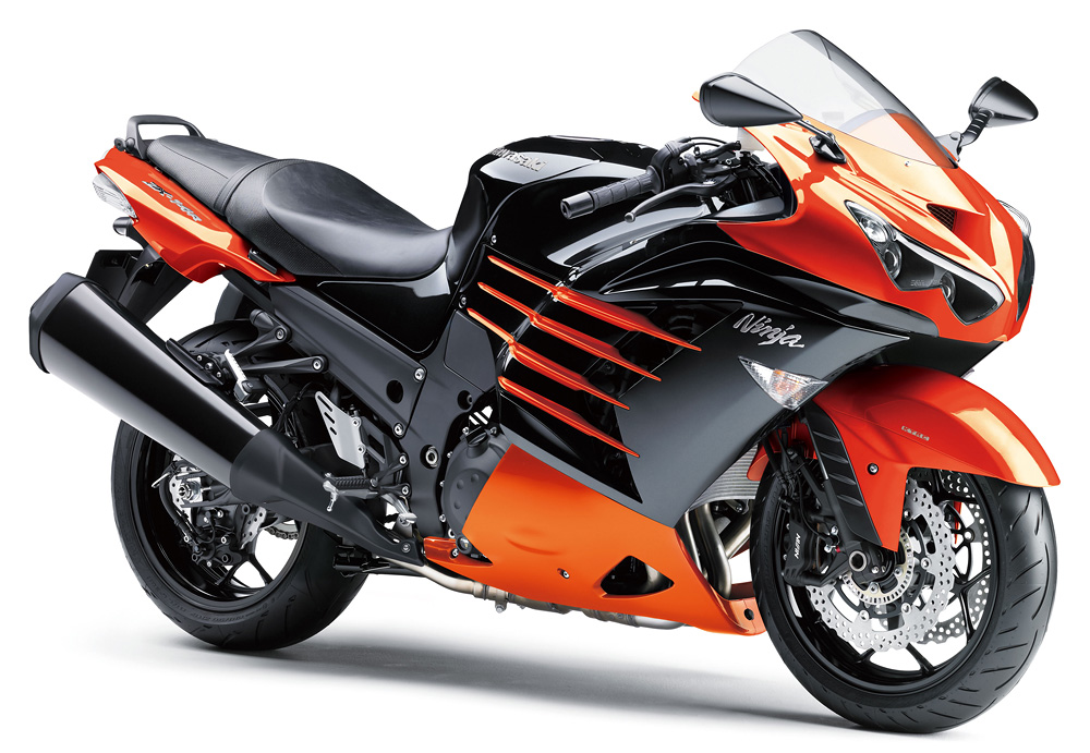 Ninja ZX-14R/ZZR1400/ABS］フラッグシップの2014年モデルに鮮やかな