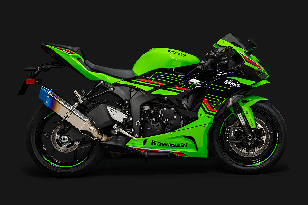 トリックスターから2024年式Ninja ZX-6R対応スリップオンマフラーが