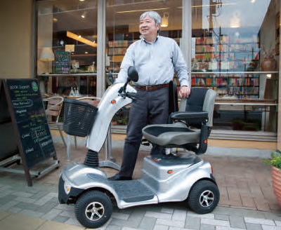 電動シニアカー レンタル 傷害・対人対物保険付 四輪型電動車椅子