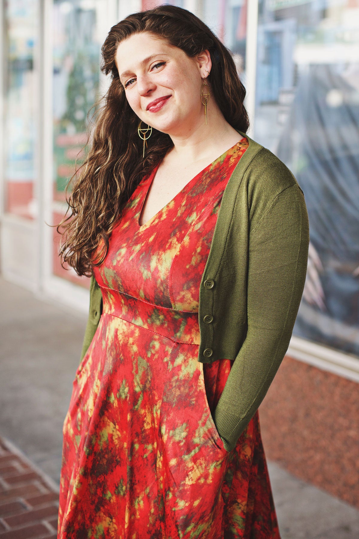 Cece Dress - Autumn Sunset [FINAL SALE] – karina dresses