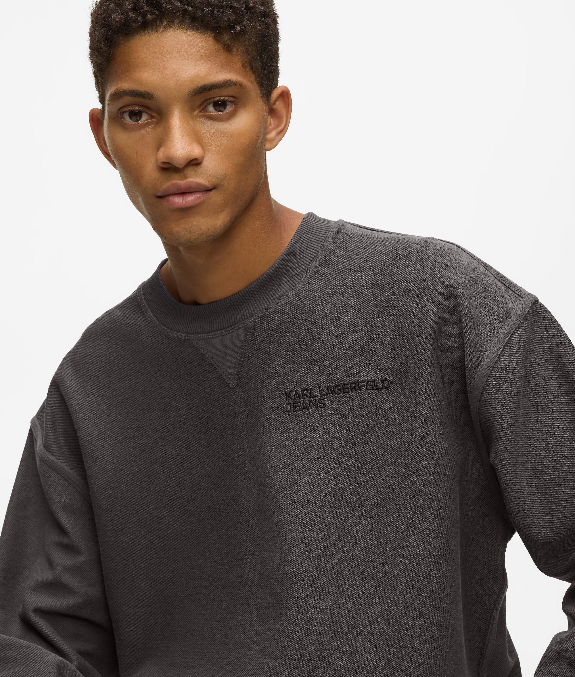 Inside-out sweatshirt | Magnet | Men | KARL LAGERFELD