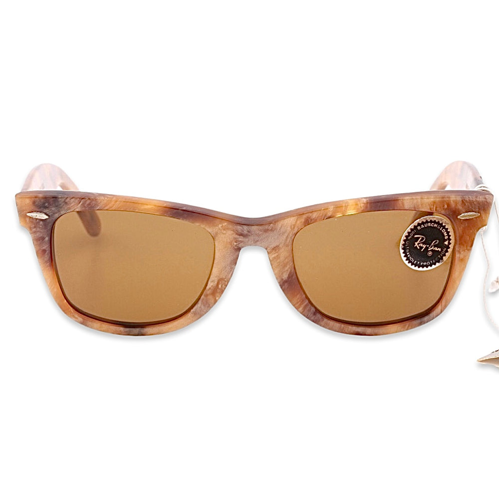 極稀 B&L Ray Ban Wayfarer 5022 Blond Amber