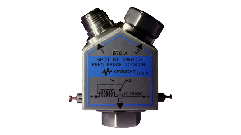 8761A 同軸スイッチ、DC～18 GHz、SPDT、12～15 V ソレノイド｜キーサイト