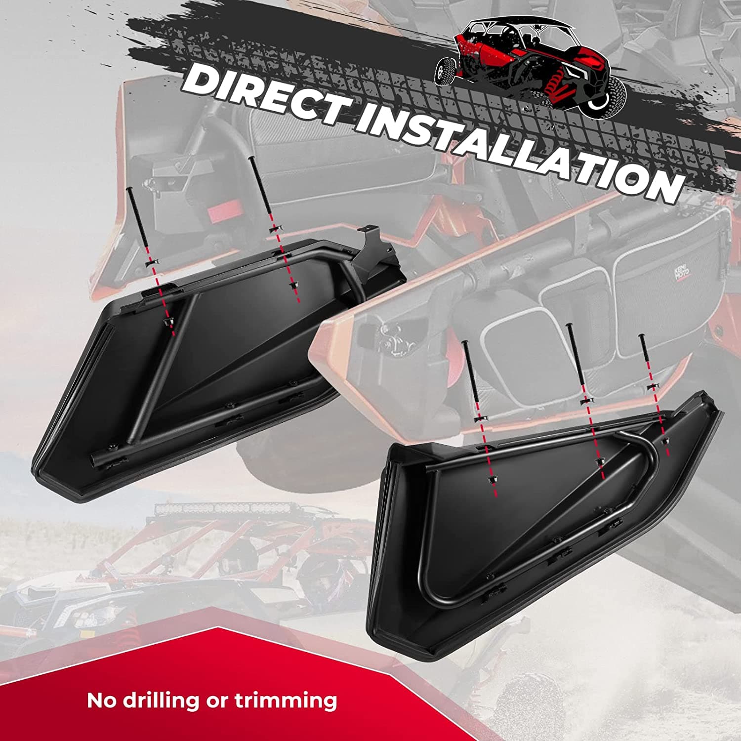 Can-Am Maverick X3 Max Lower Doors – Kemimoto