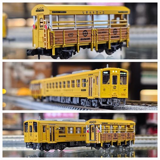 MICROACE A6437 キハ54 + トラ45000 しまんトロッコ号スカート増設2両