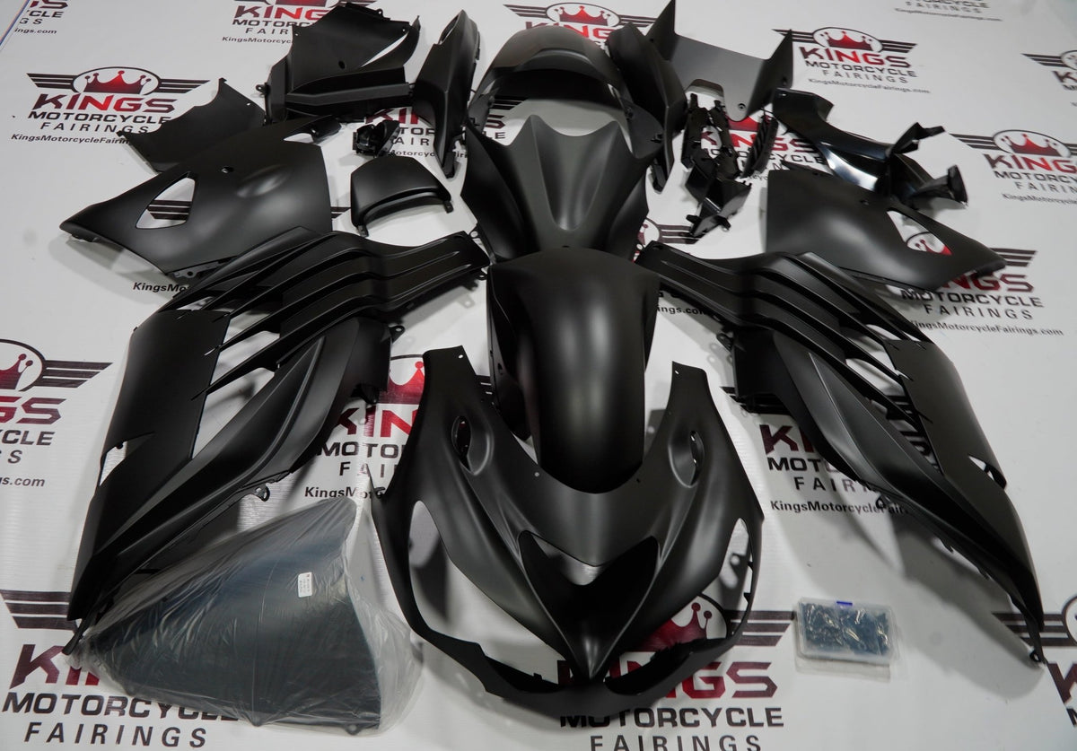 Fairings | Kawasaki Ninja ZX14R (2012-2024) Matte Black | Kings
