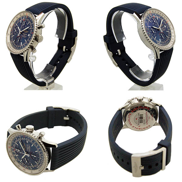 ブライトリング BREITLING ナビタイマーヘリテージ 青 42mm A113C42PPR