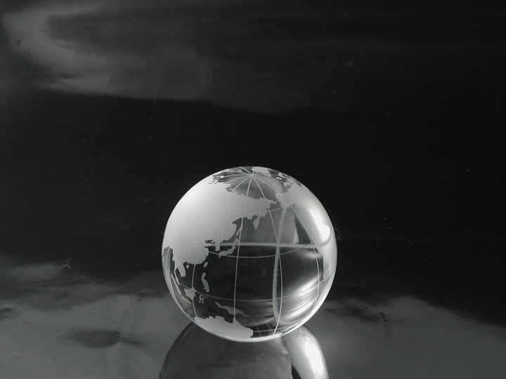 クリスタル地球儀,Crystal Globe,CG-100 | クリスタル表彰記念品