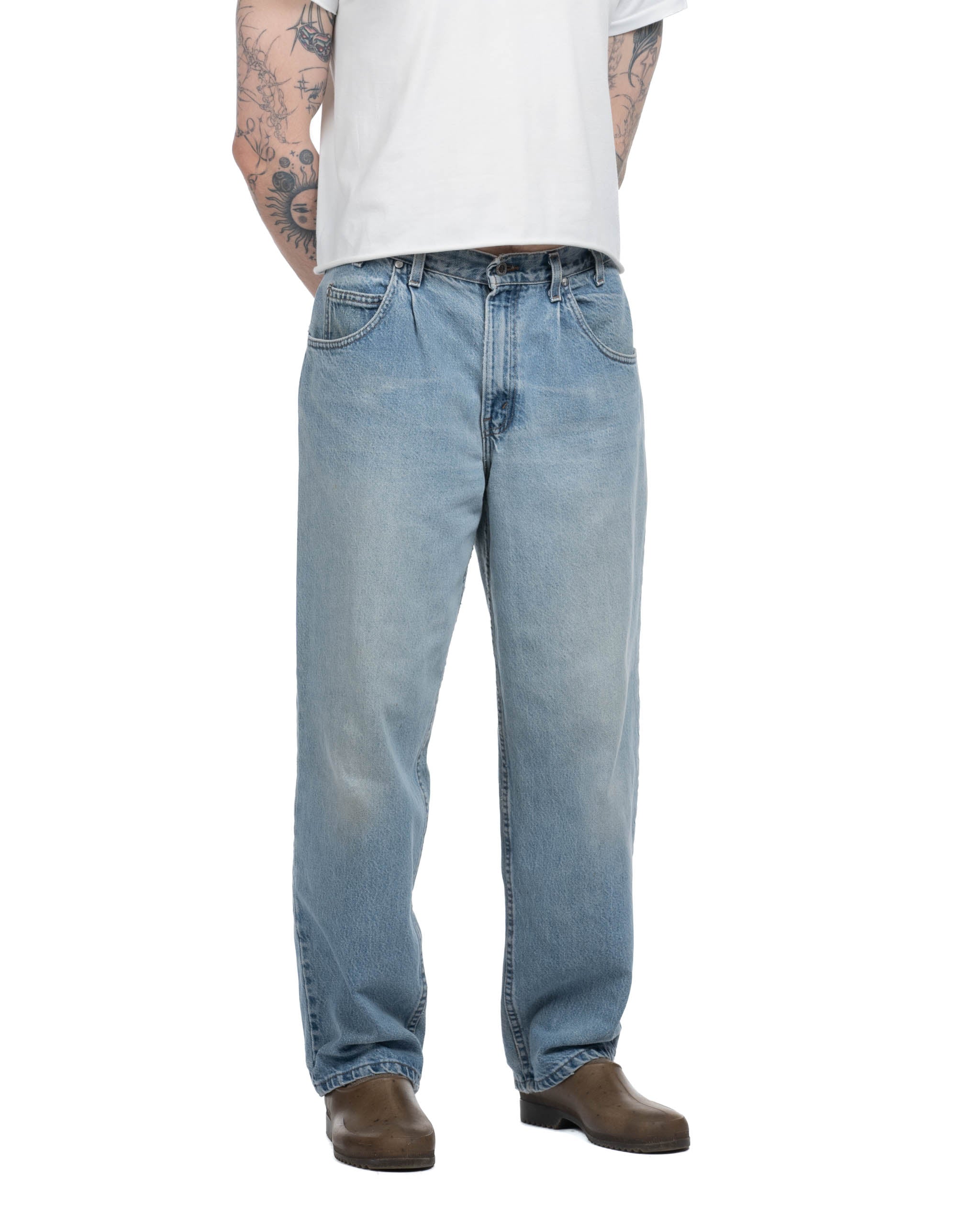 90's Levi's Baggy Pleated SilverTab Denim - 32