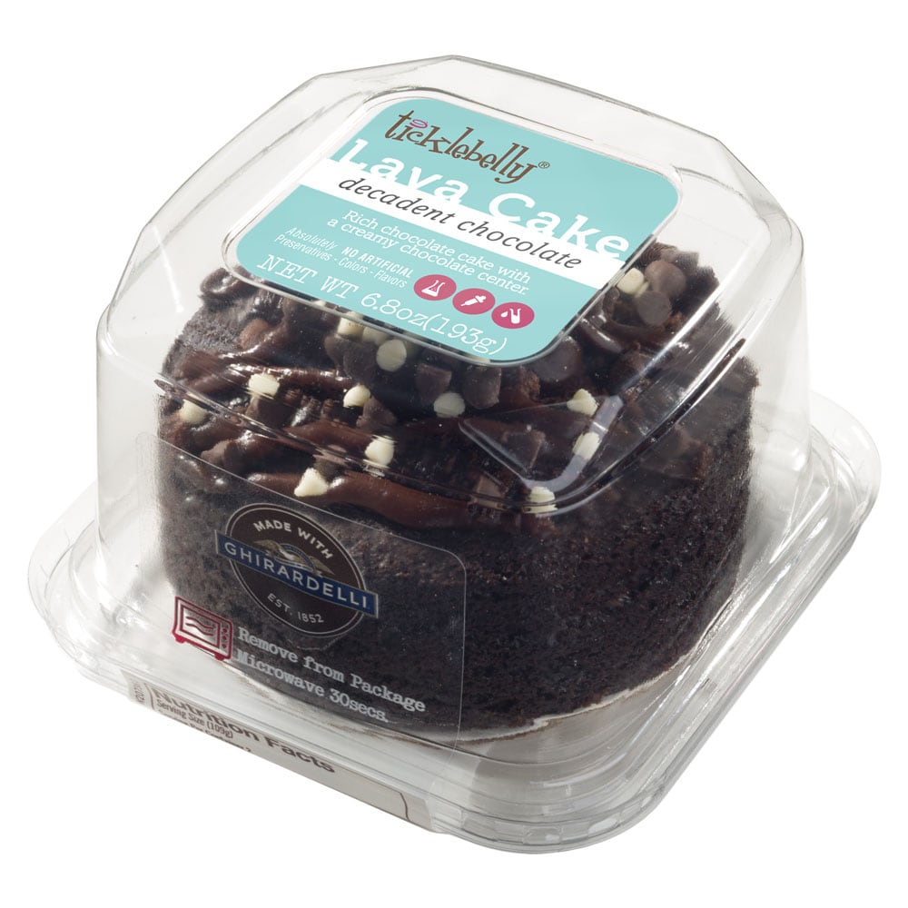 Ticklebelly Decadent Ghirardelli Chocolate Lava Single Serve Cake