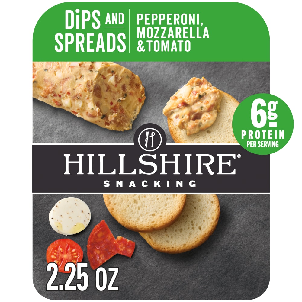 Hillshire® Snacking Dips and Spreads Pepperoni Mozzarella & Tomato