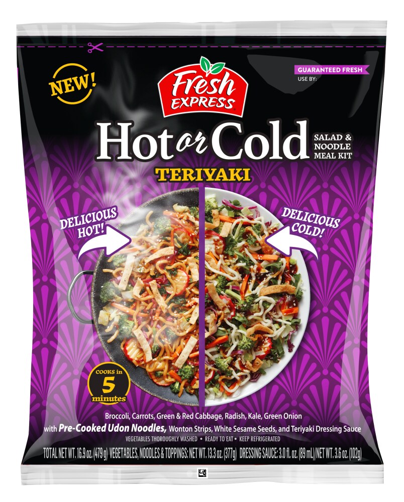 Fresh Express® Hot or Cold Teriyaki Salad and Noodle Meal Kit