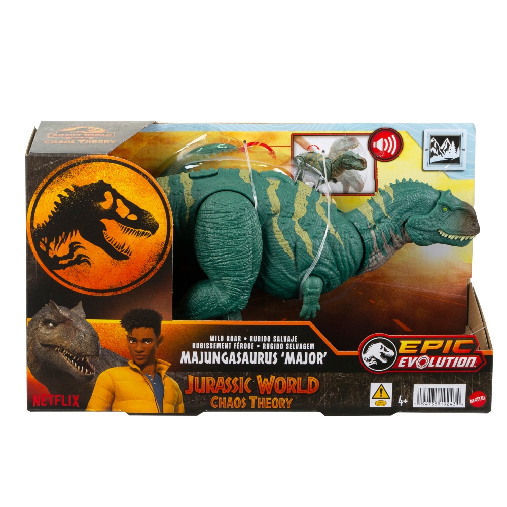 Mattel Jurassic World Wild Roar Majungasaurus Major Dinosaur