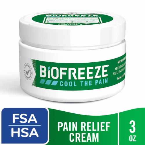 Biofreeze Menthol Pain Relief Cream, 3 oz - Harris Teeter