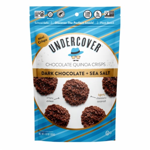 Undercover® Dark Chococale + Sea Salt Quinoa Crisps, 3 oz - Mariano's
