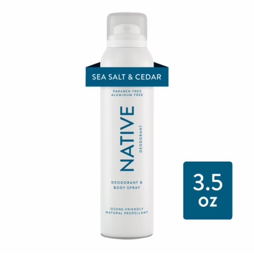 Native Sea Salt & Cedar Whole Body Deodorant Spray, 3.5 oz - Kroger