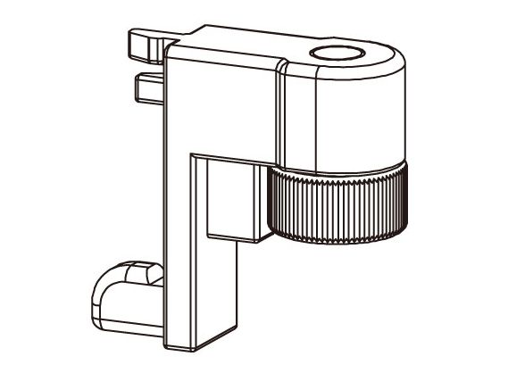 ロイヤル SGO ガラス棚押さえ（外々サポート装着用） クリア （1セット