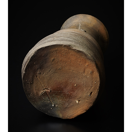 No.5 金重陶陽 備前擂座花入 / KANESHIGE Toyo Vase, Bizen, Ruiza