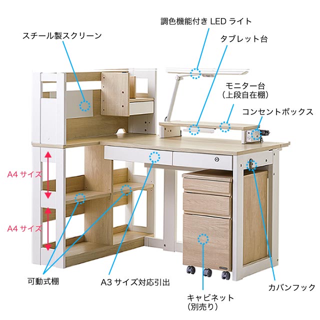 事務机・学習机 TIGHTS STUDY DESK - Landscape Products 事務机・学習
