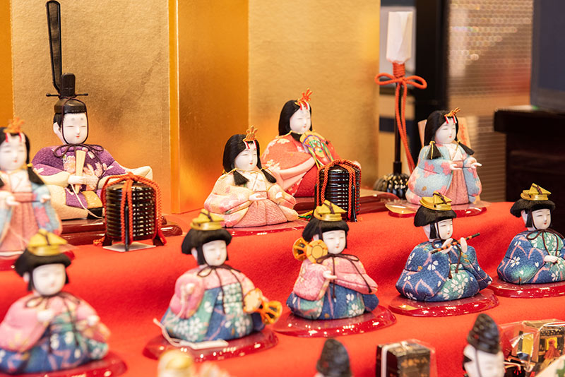 久宝堂のフロア紹介(お雛様の時期) 久宝堂ニュース 2019/11/07