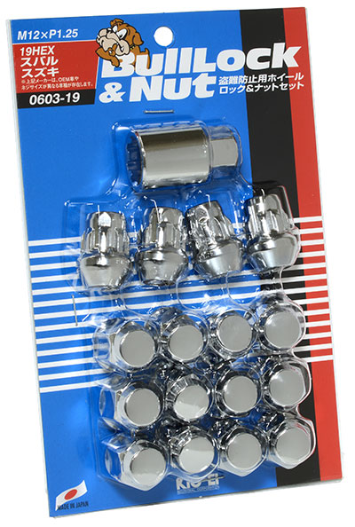 BullLock & Nut SET 19HEX 4穴車用
