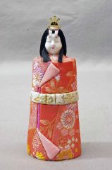 真多呂人形作 桜花立雛 木目込み