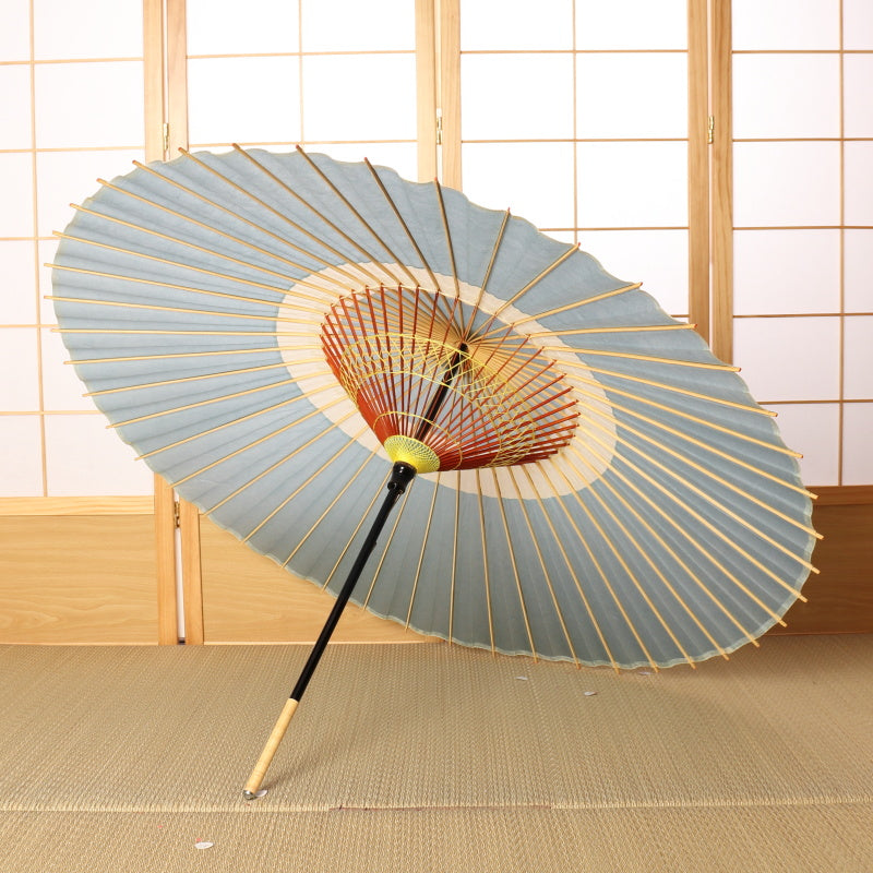 水色の和傘｜ 特選蛇の目柄 み空色｜ 京都｜和傘屋 辻倉 - 日本最古の