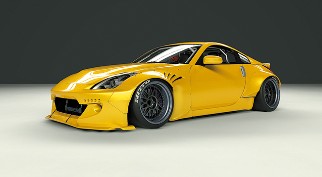 Rocket Bunny – NISSAN FairladyZ Z33 WIDE BODY KIT* | 橋本