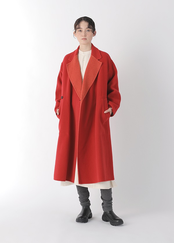 Plantation / PO ウールトーンリバー / コート(XL red(21