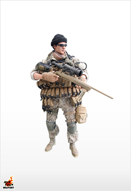 ホットトイズ・ミリタリー】1／6スケールフィギュア U.S.M.C. Sniper