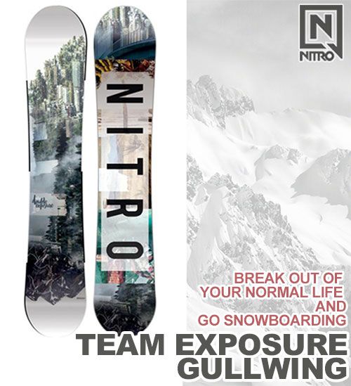 NITROナイトロ | TEAM EXPOSURE GULLWING | 16-17モデル | ボード詳細