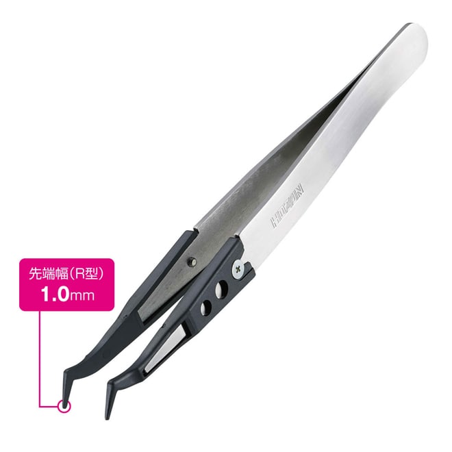 P-642-S ESDチップピンセット / チップ交換式【HOZAN】 ホーザン株式会社