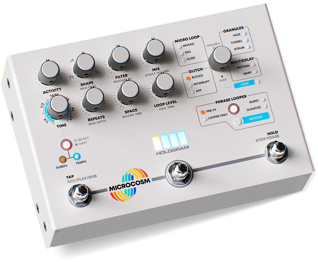 Hologram Electronics Microcosmグラニュラールーパー Hologram