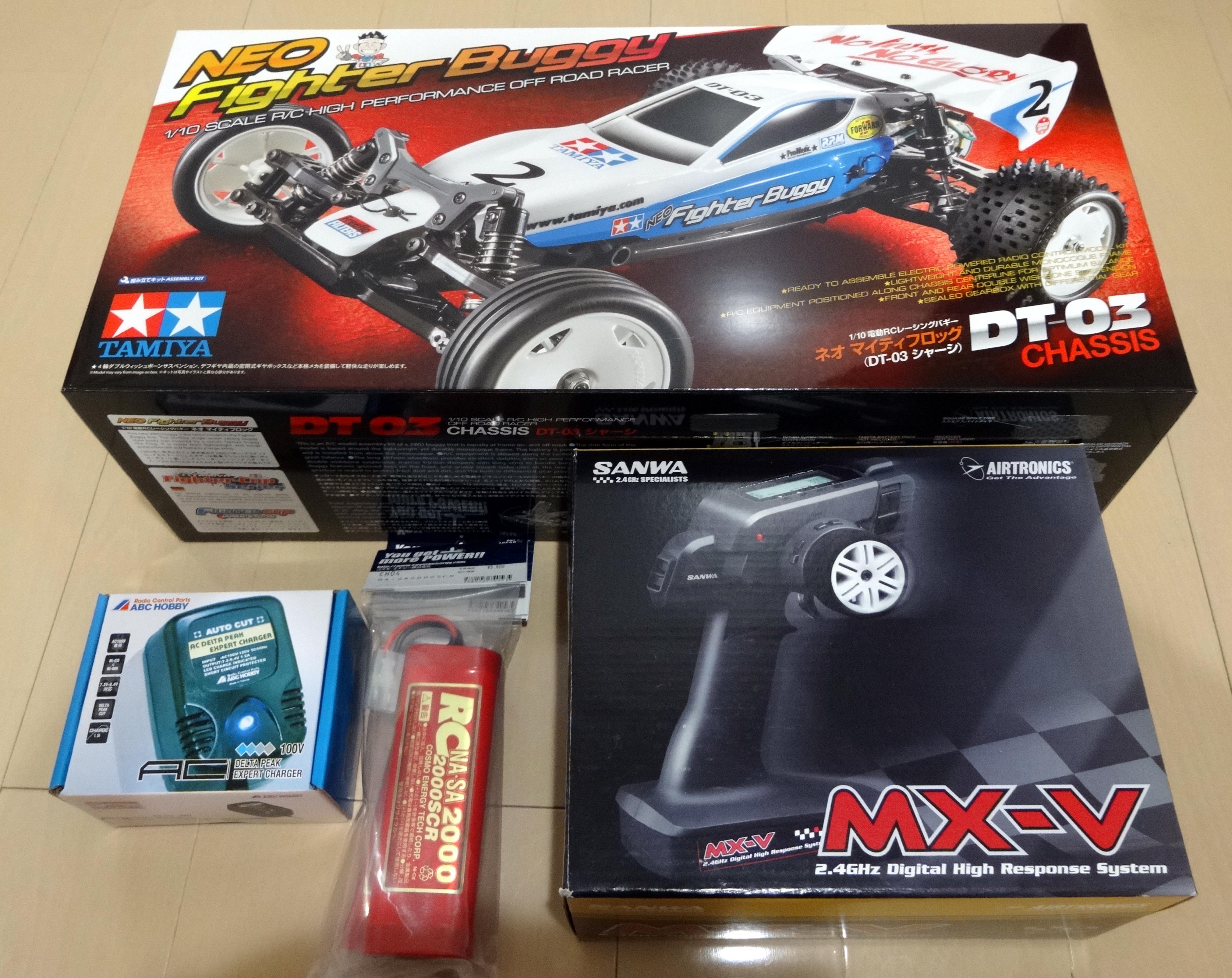タミヤ DT03 ネオマイティフロッグ ブラシレスセット エアレーション