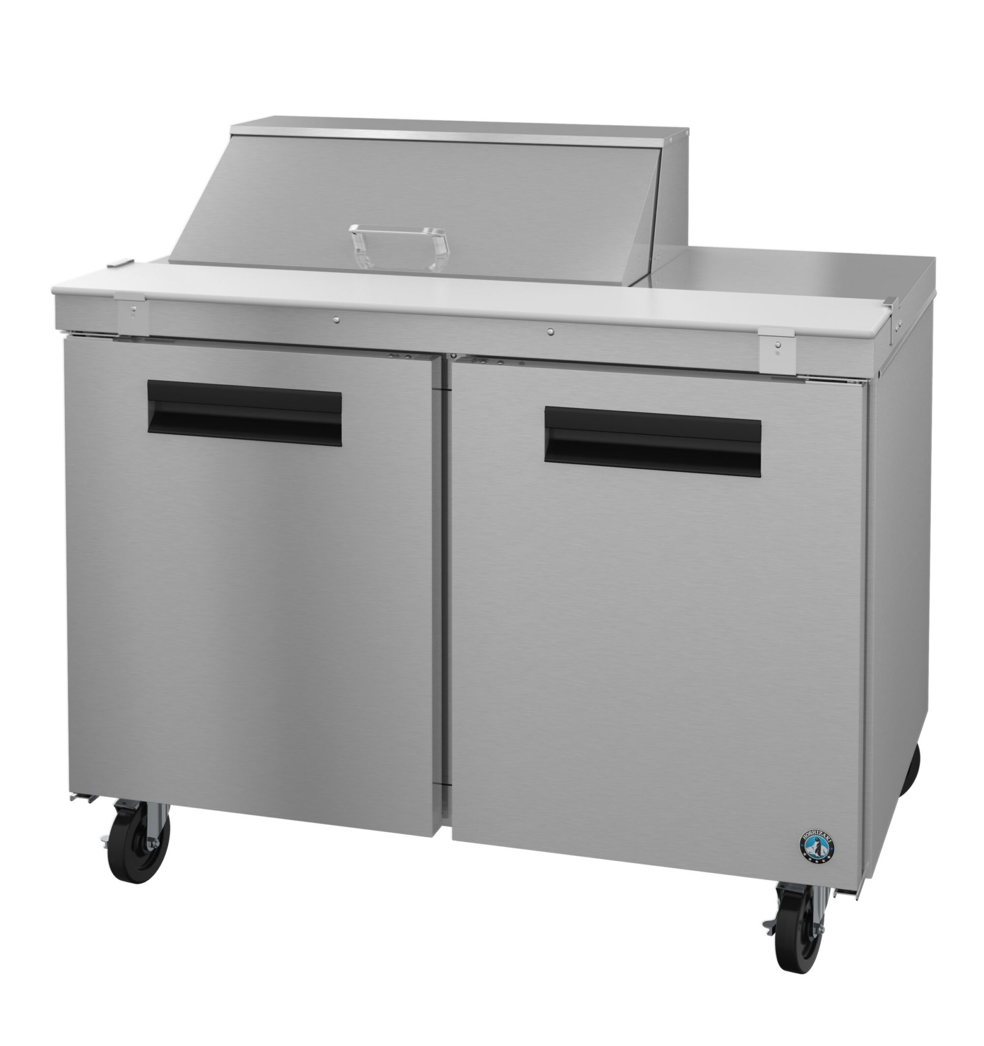 SR48B-12D4, Refrigerator, Two Section Sandwich Prep Table