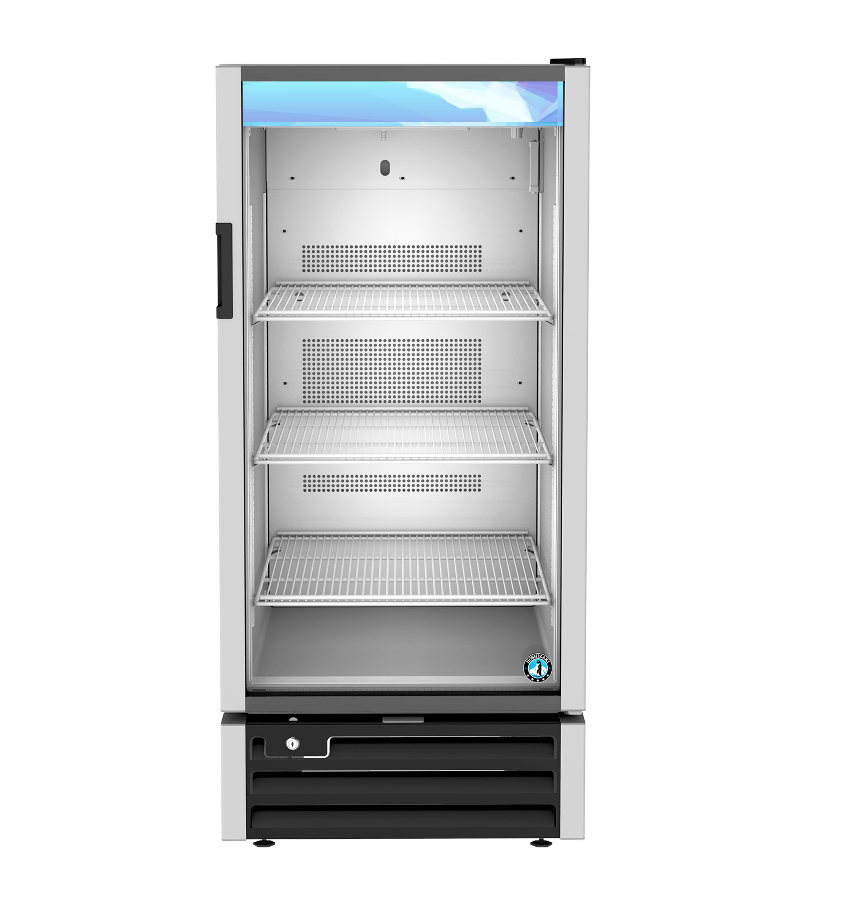 RM-10-HC, Refrigerator, Single Section Glass Door Merchandiser