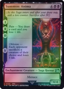 Foil Summon: Shiva X4 M/NM Magic: The Gathering MTG Final Fantasy