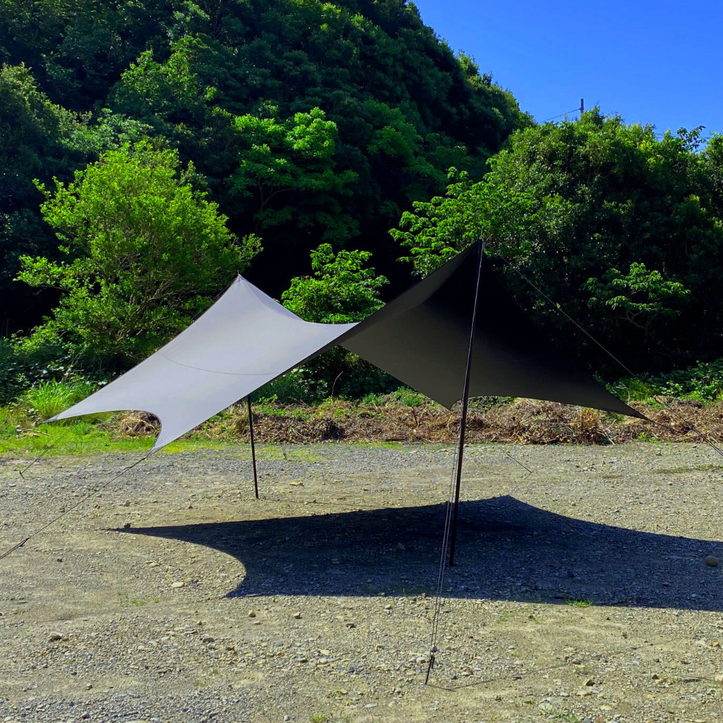 BRUNT×Mac outdoorヘキサタープ Lサイズ チャコール MacOutdoor