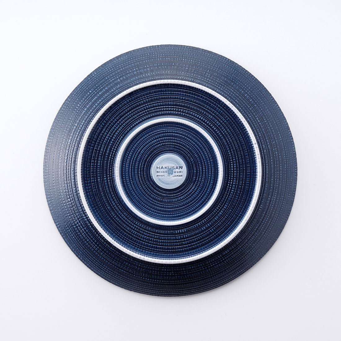 うず潮 盛皿 青 | 白山陶器直営オンラインストア