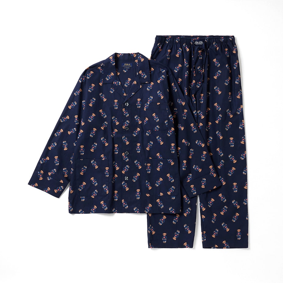 パジャマ コアフラッグセーターベア ネイビー | ポロ ラルフ ローレン