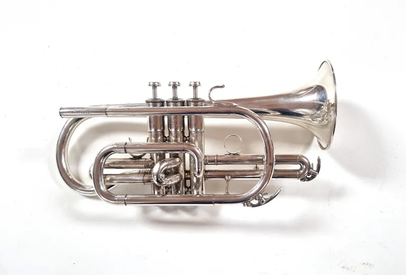 Used Yamaha YCR-733 cornet silverplate